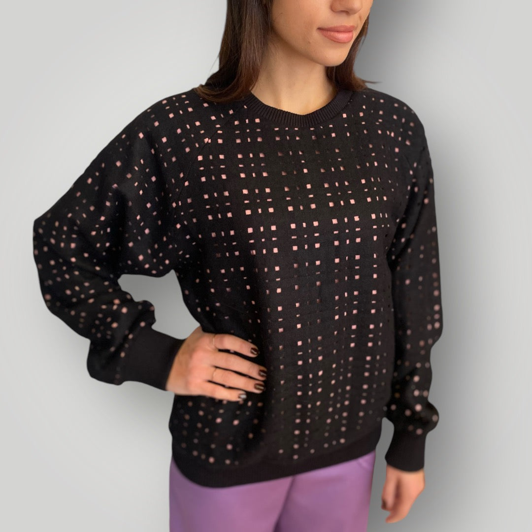 Miaoran • The Hand-Cut Wool Cloth Sweater