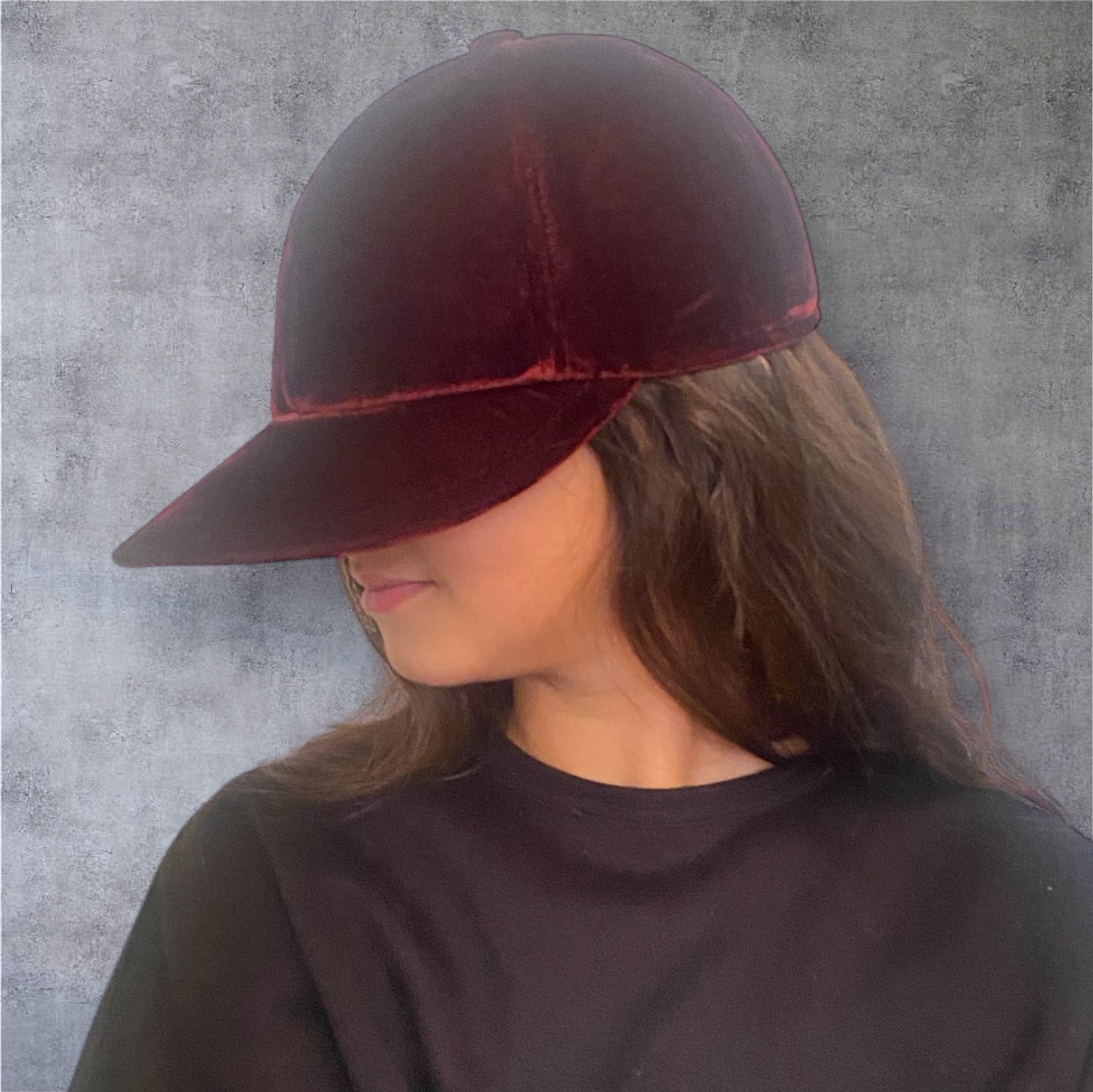 q The Velvet Baseball Cap – Exquisite J
