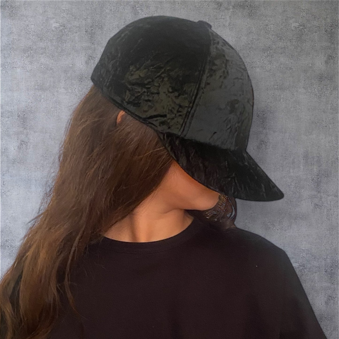r The Crushed Velvet Baseball Cap – Exquisite J
