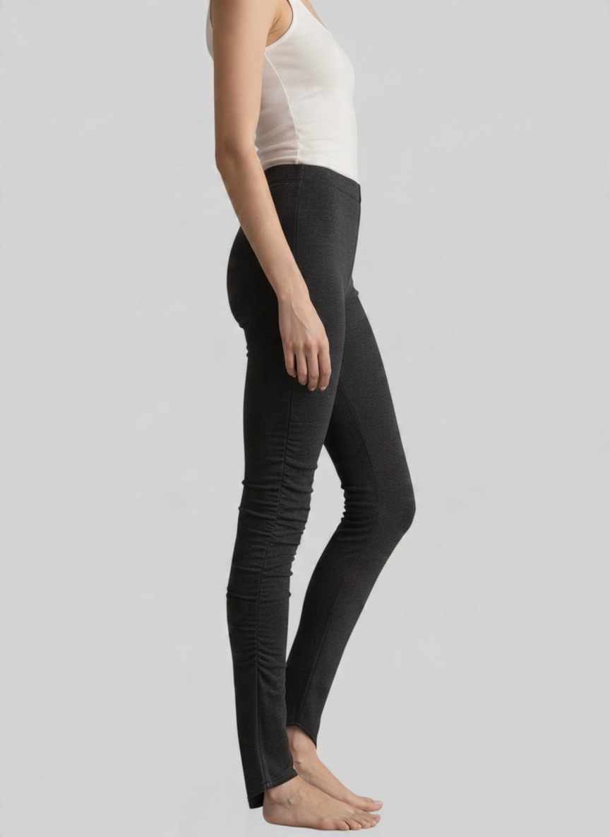 The charcoal couture knit leggings – Marc Le Bihan