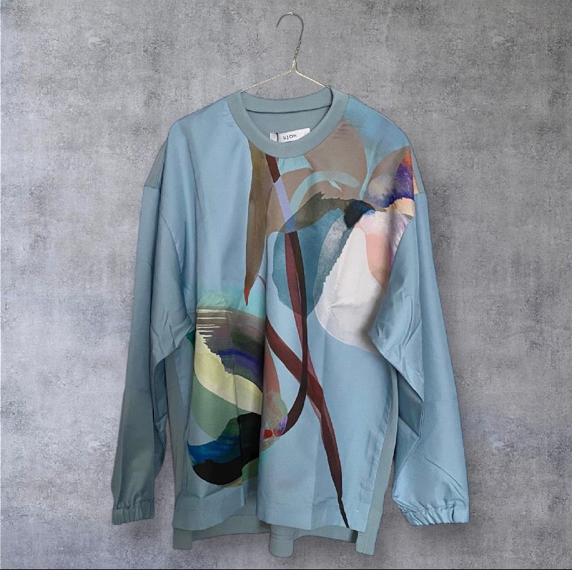 e The Floral Taffeta Pull – Ujoh