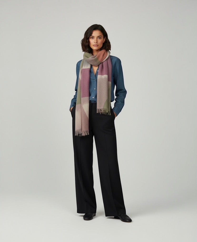 o The Handpainted Shaded Scarf – Exquisite J