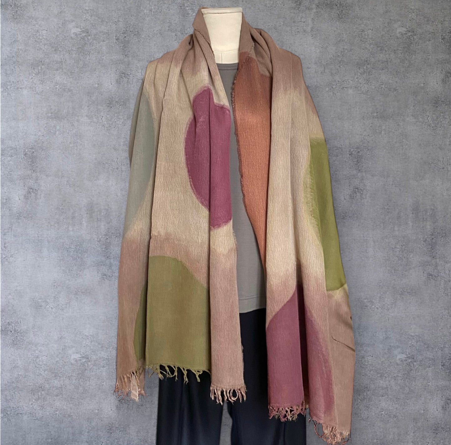 o The Handpainted Shaded Scarf – Exquisite J