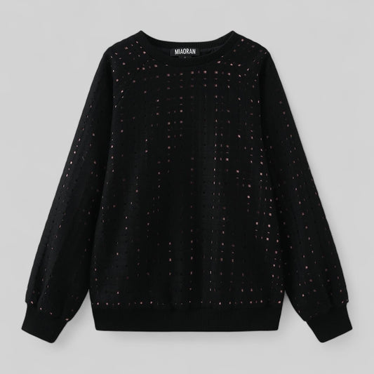 Miaoran • The Hand-Cut Wool Cloth Sweater