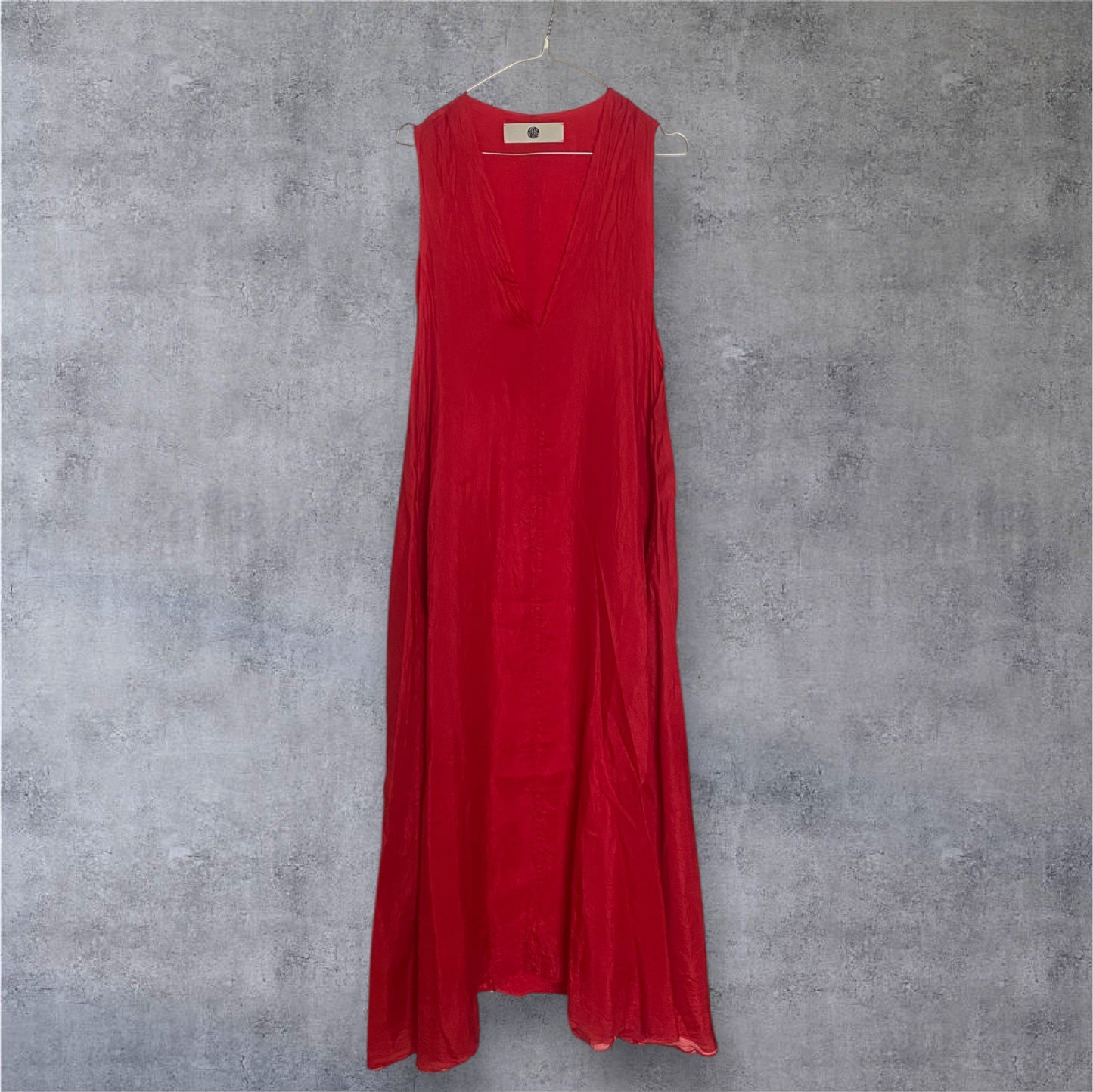 l The Rouge Draped Pongé Gown – Marc Le Bihan
