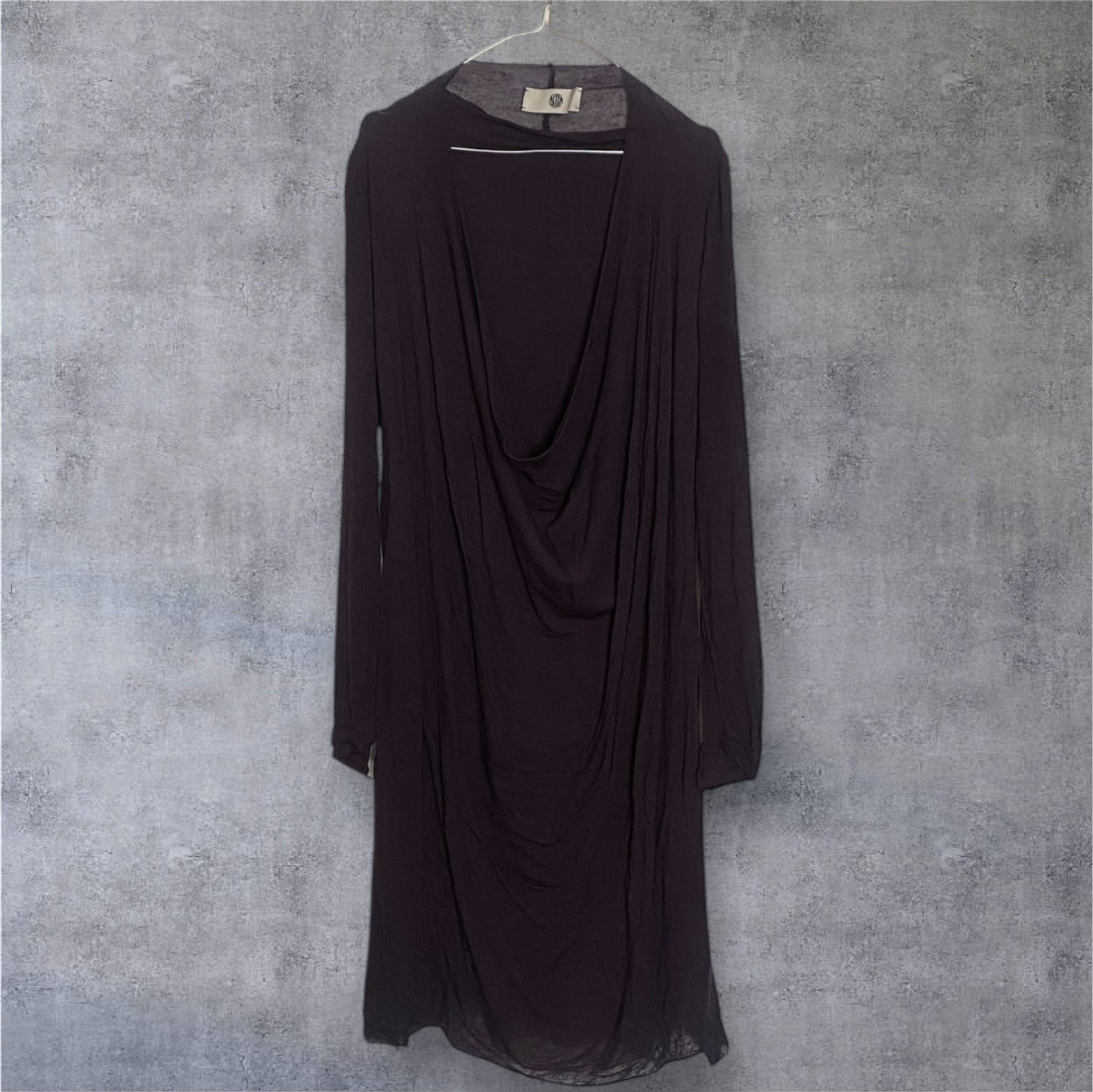 i The Draped Neckline Dress – Marc Le Bihan