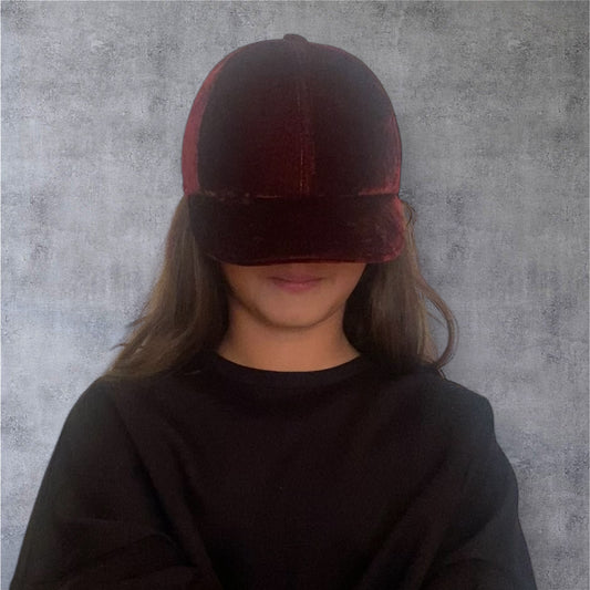 q The Velvet Baseball Cap – Exquisite J