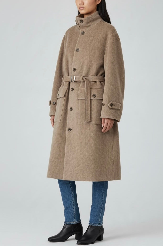 The camel bal collar coat – Meagratia