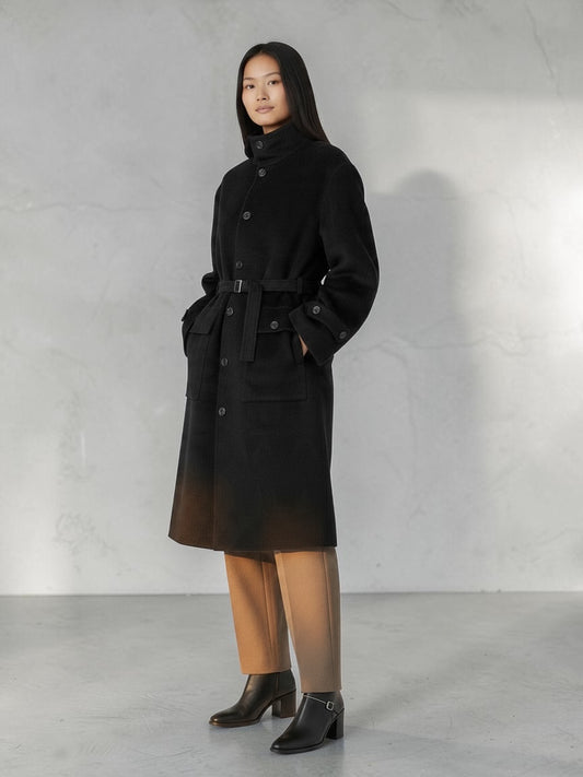The black bal collar coat – Meagratia